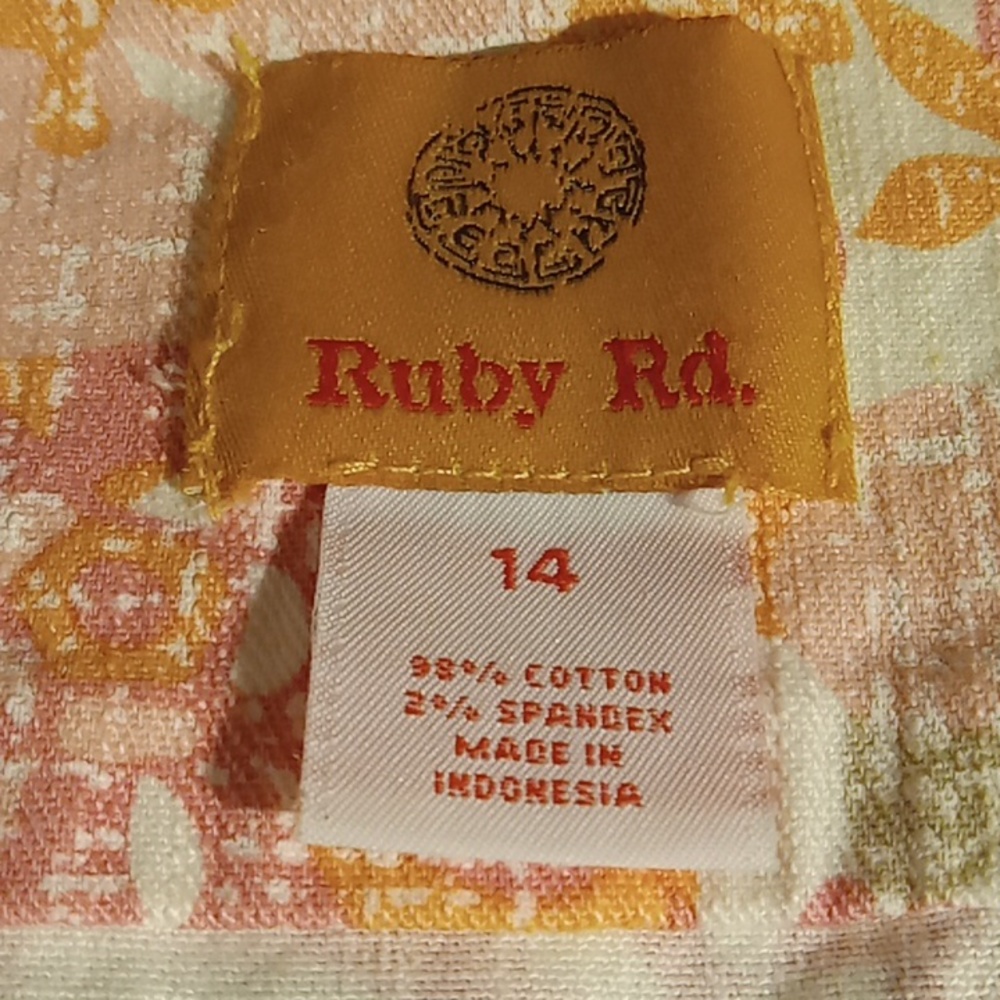 Ruby Rd Beaded Short Jacket 14 Colorful Denim-like - Picture 6 of 14